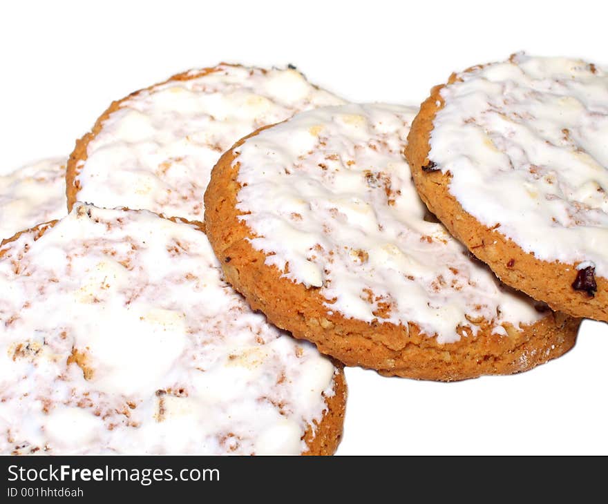 Iced Oatmeal cookies