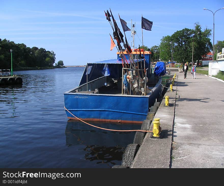 Fishing boat.