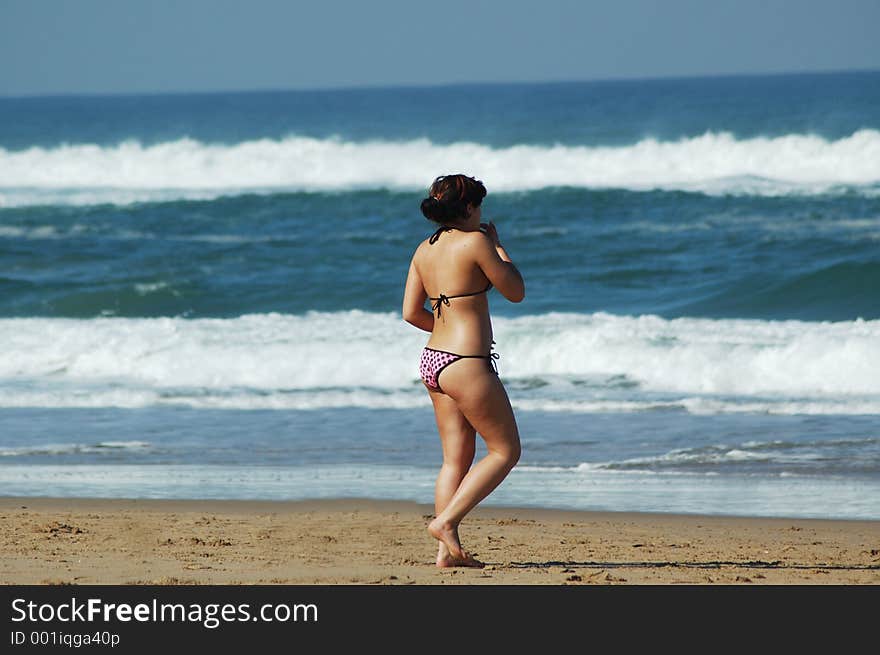 Woman On The Beach