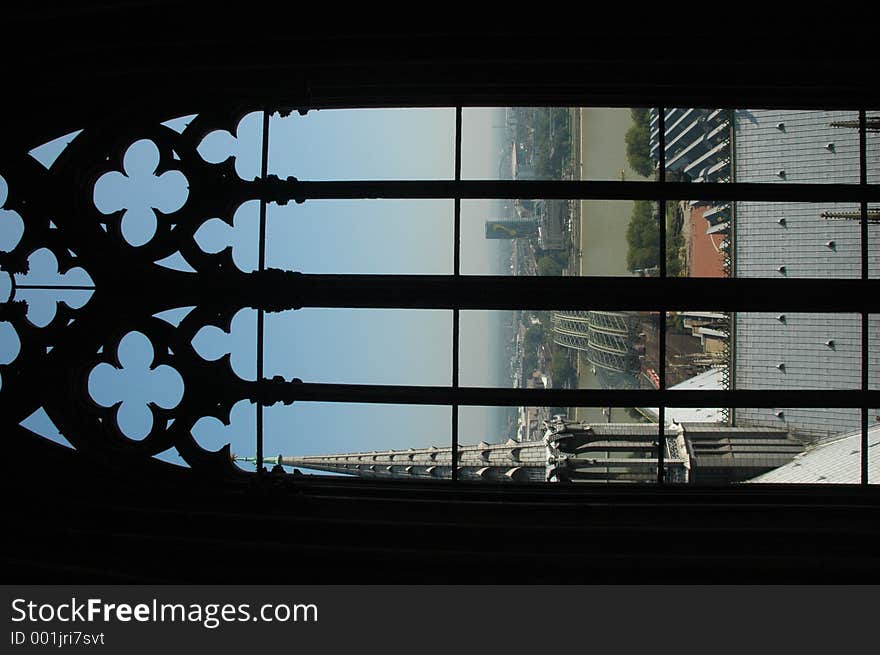 View from the tower of Cathedral of Cologne, Germany. View from the tower of Cathedral of Cologne, Germany