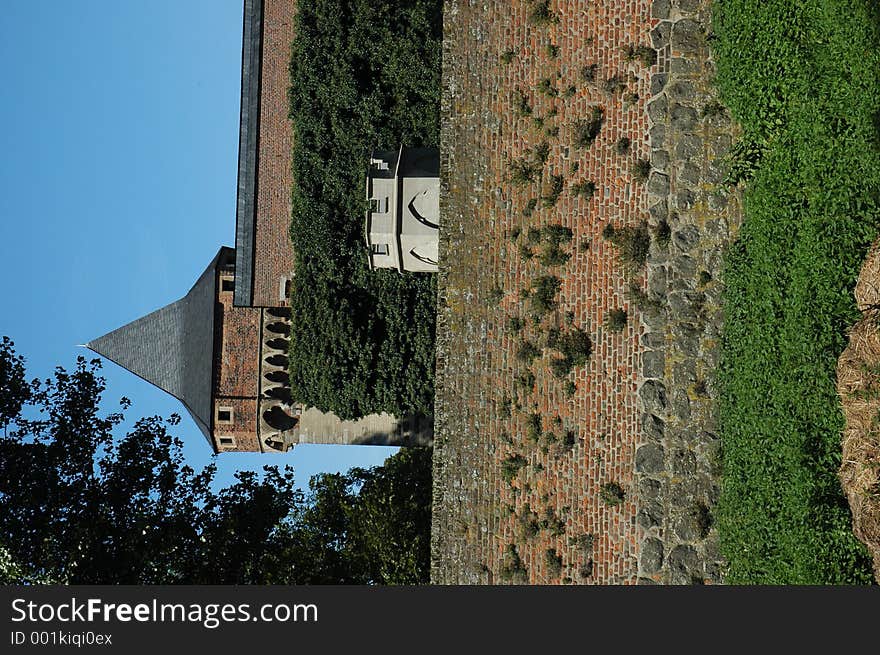 Walls of the German castle