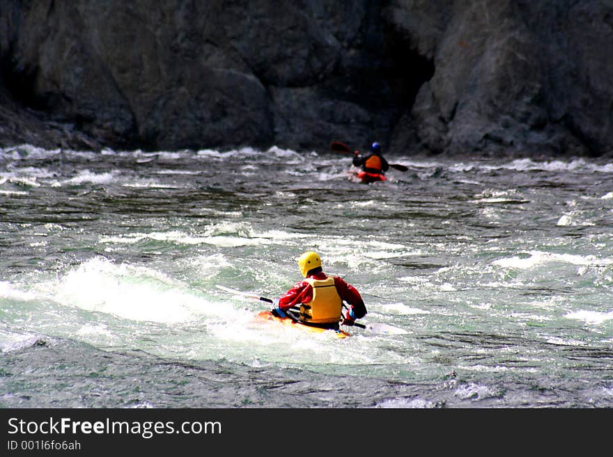 Kayakers