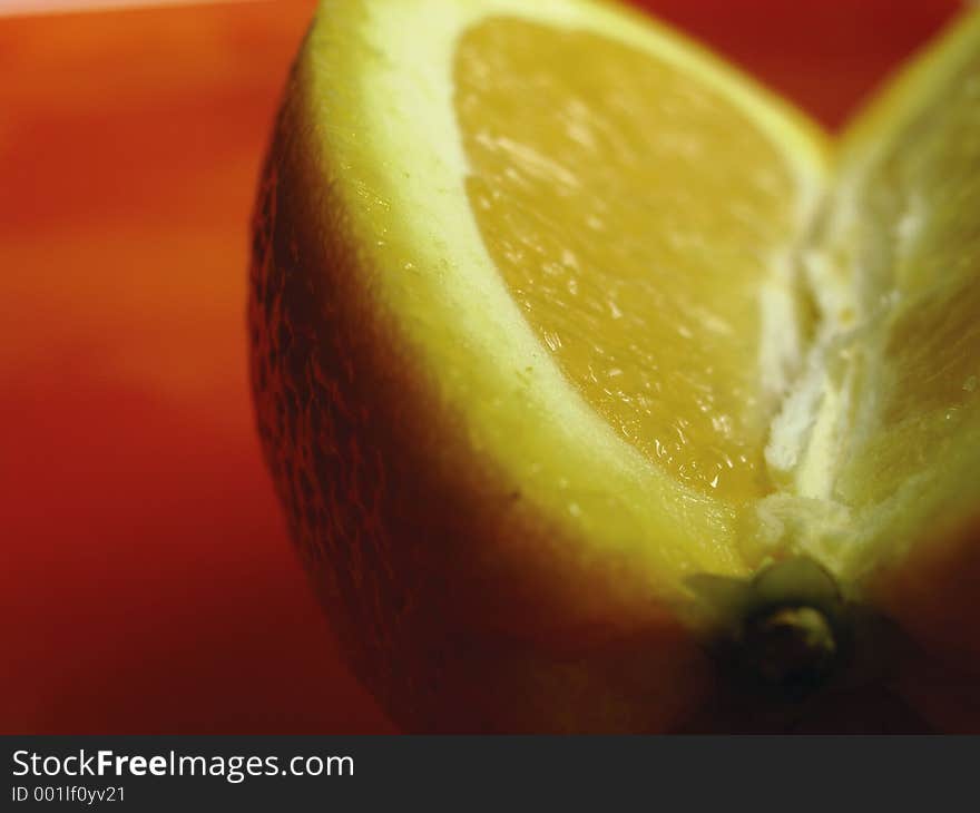 Studio close-up shot of sliced orange fruit. Studio close-up shot of sliced orange fruit