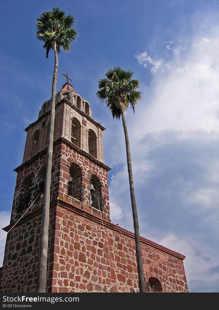 Church and Palms