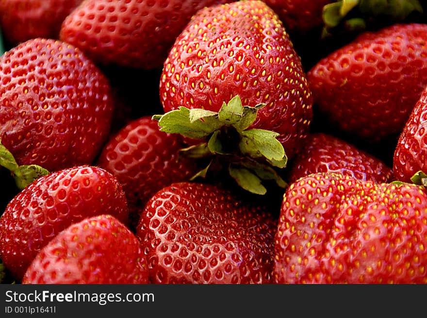 Ripe Strawberries,Organic