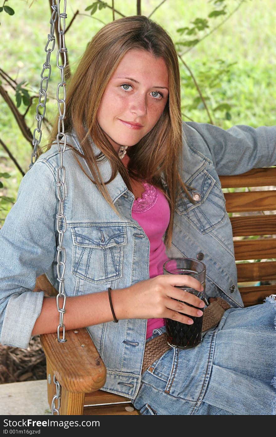 Girl With Cold Drink