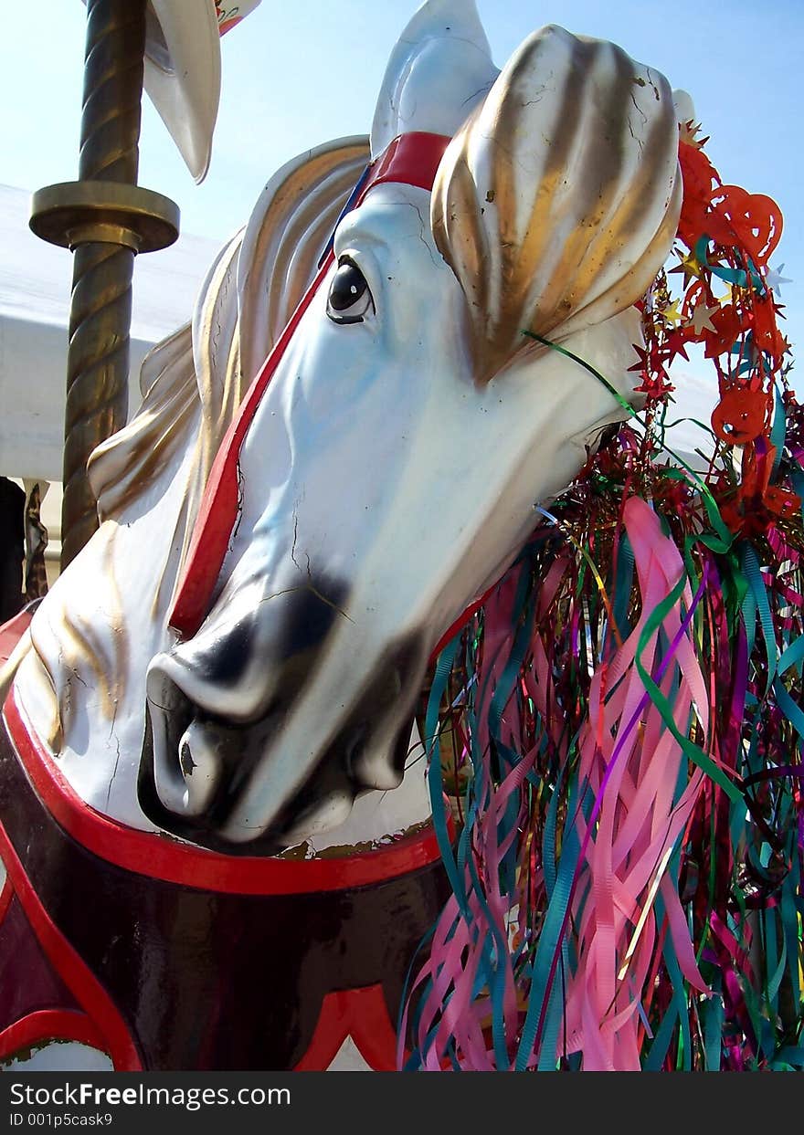 Carrousel horse