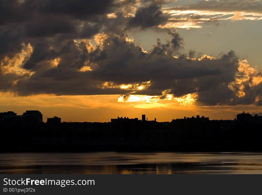 Sunrise in Manhattan