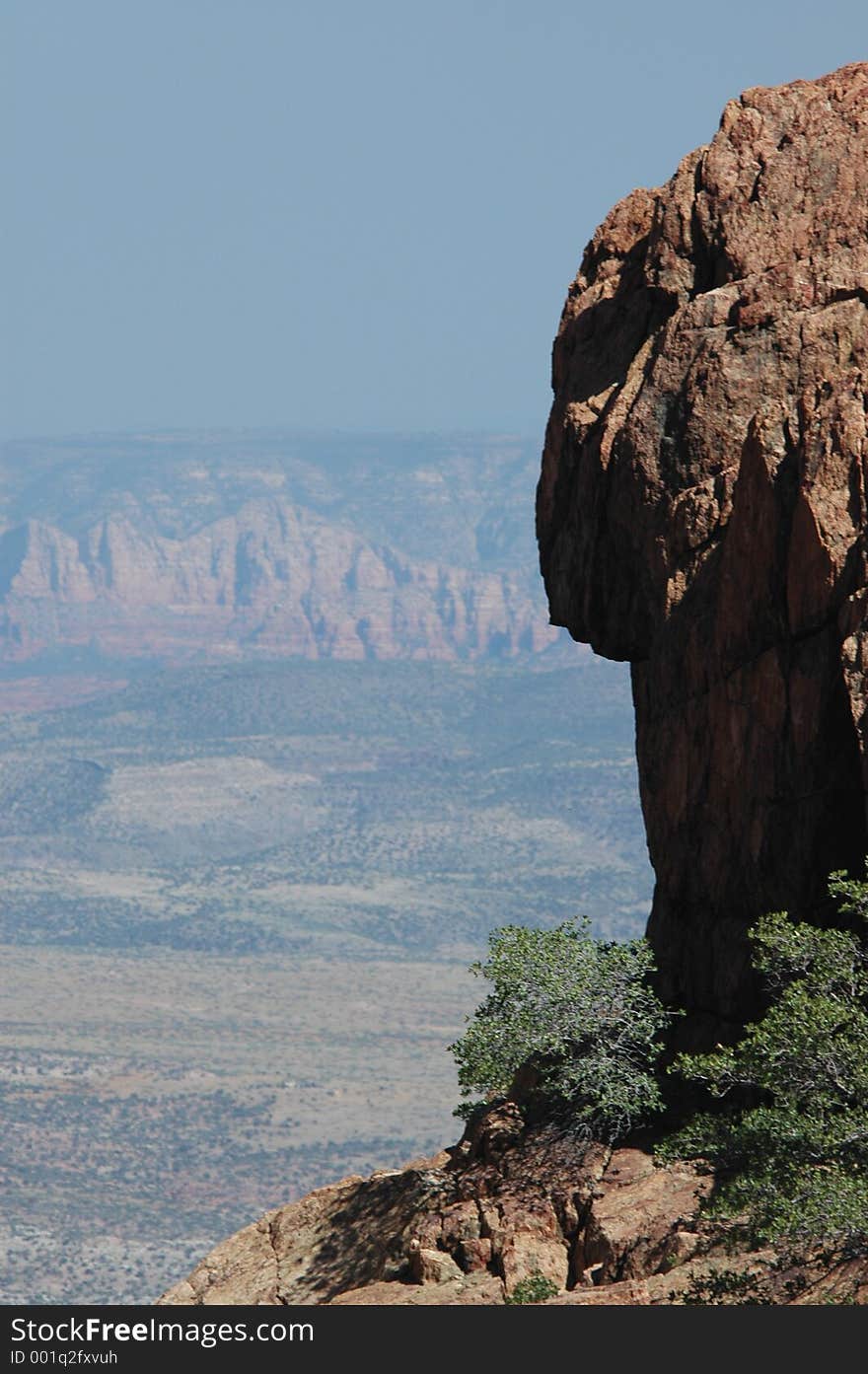 Arizona Mountain view looking to the desert