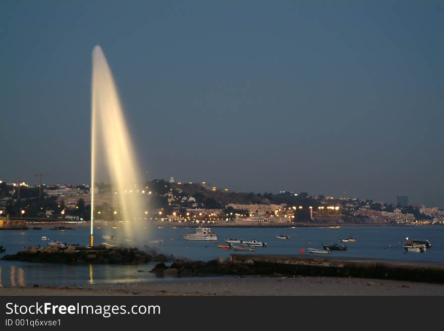 Luminous fountain