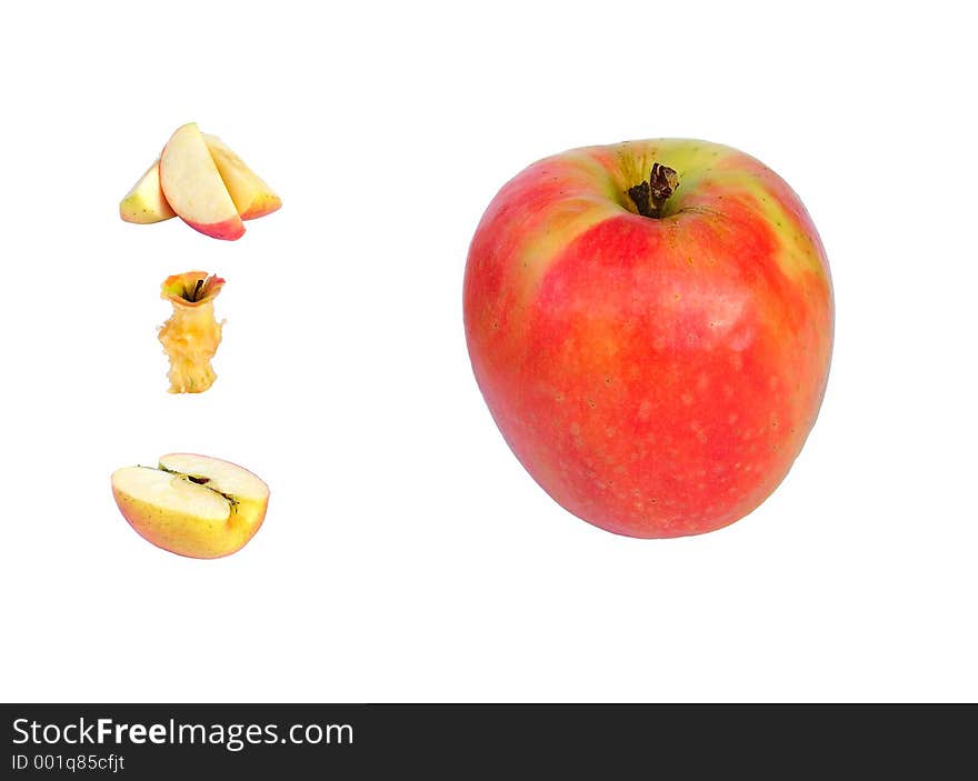 Apple pieces