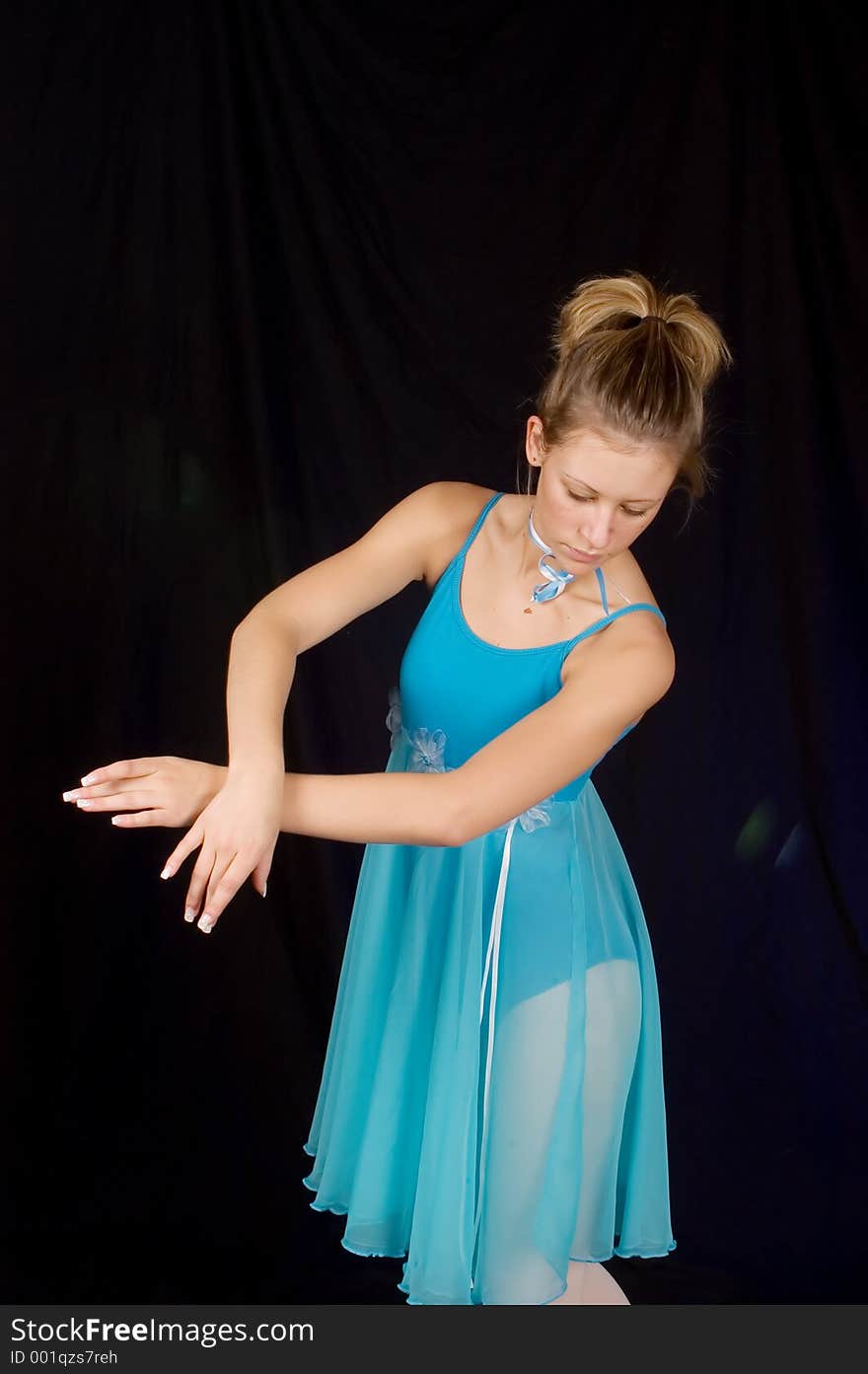 Ballerina in Blue