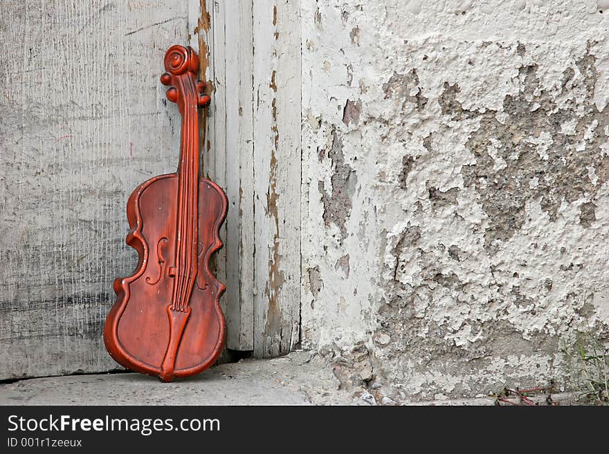 Violin Against The Door