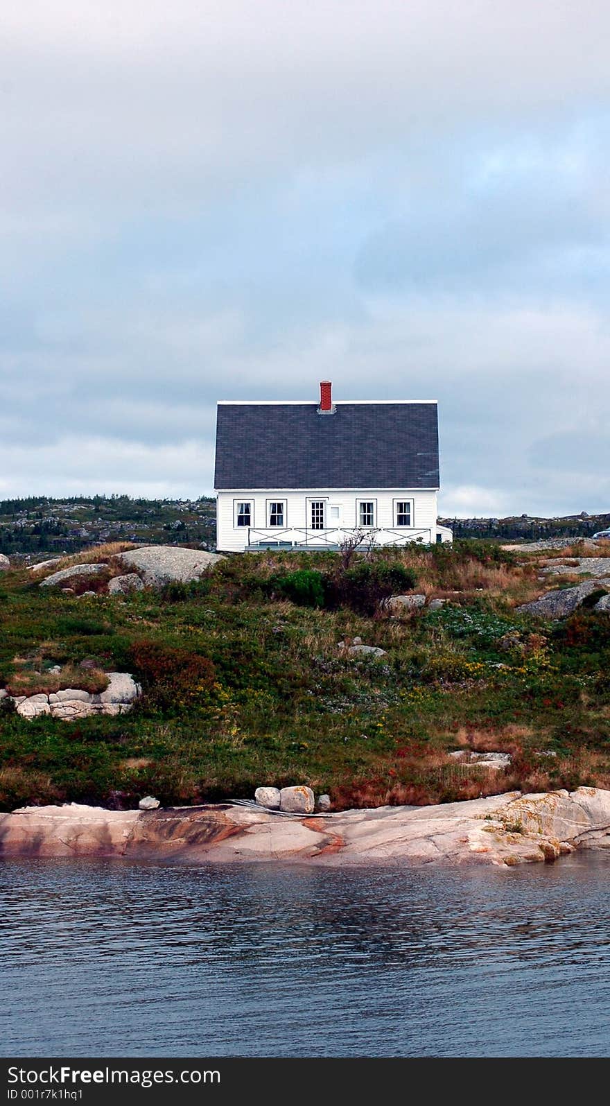 White house on a hill Peggy's Cove,Nova Scotia,Canada. White house on a hill Peggy's Cove,Nova Scotia,Canada