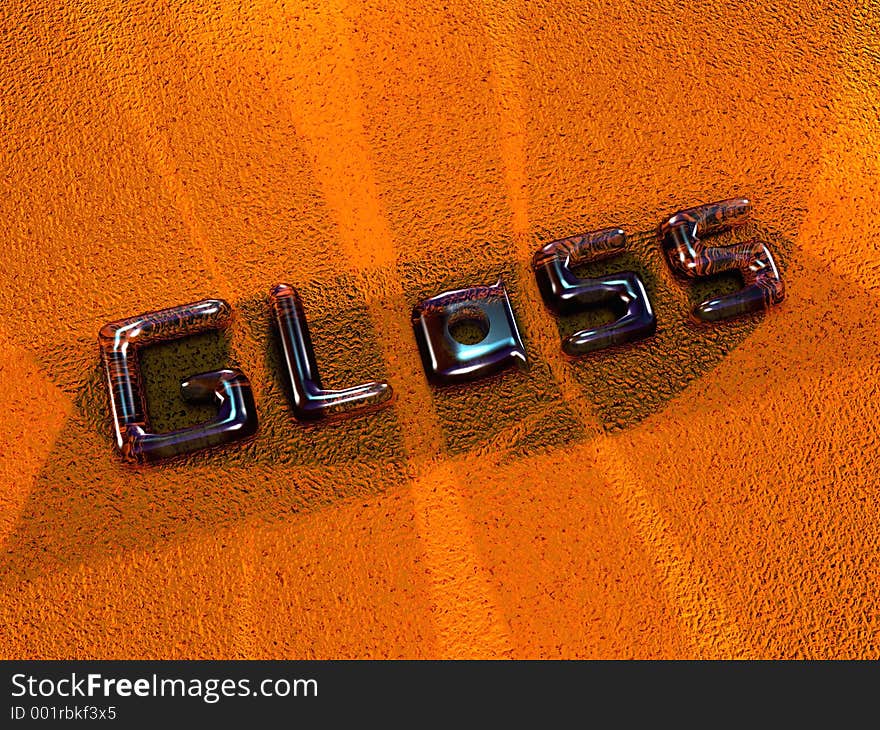 3d Glass Background