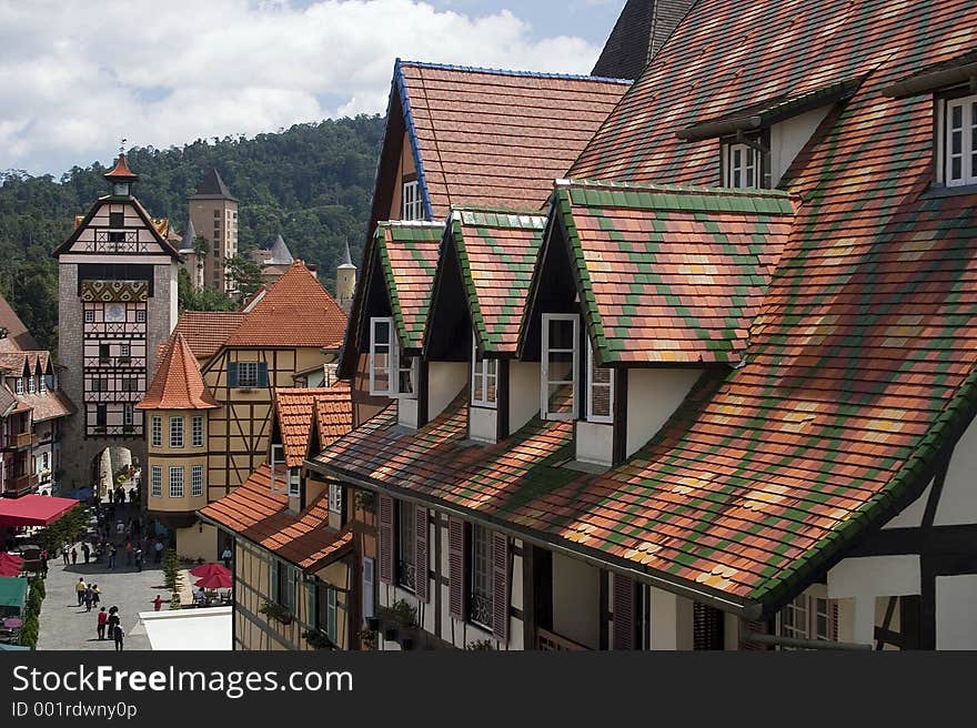 Colmar Tropicale, which is a replica of a 16th Century French village.