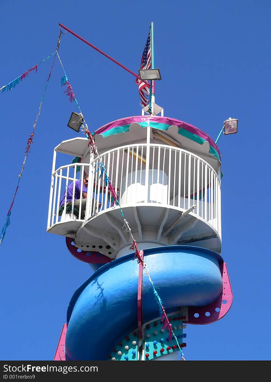 Slide at County Fair. Slide at County Fair