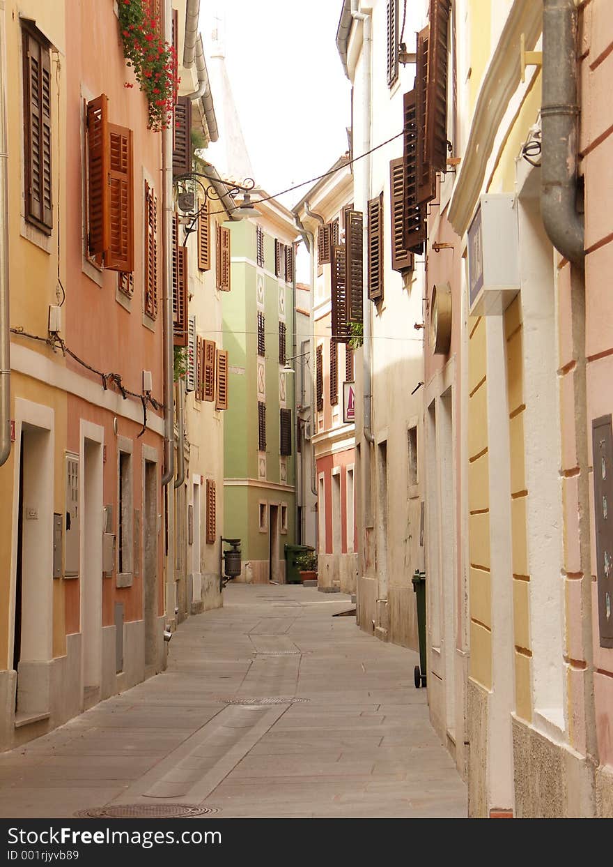 Mediterranean town street