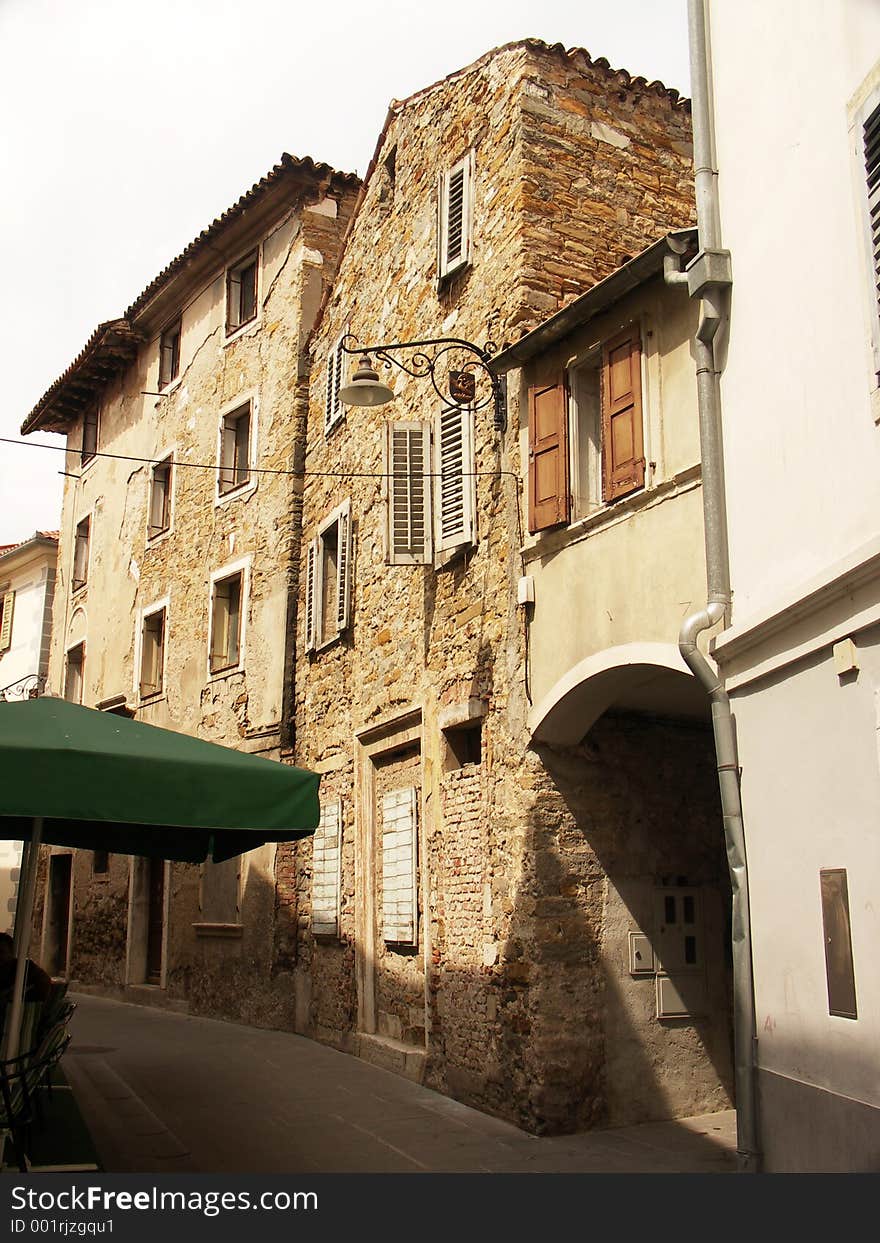 Mediterranean town street