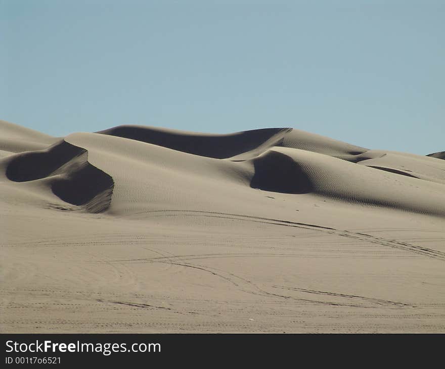 Yuma, California Sand Dunes.