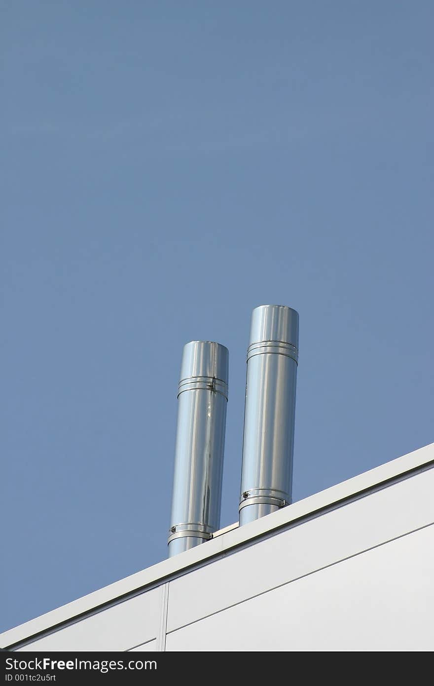 Two Steel Chimneys. Two Steel Chimneys