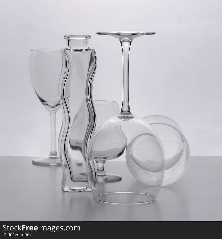 Glass shapes. Glass shapes