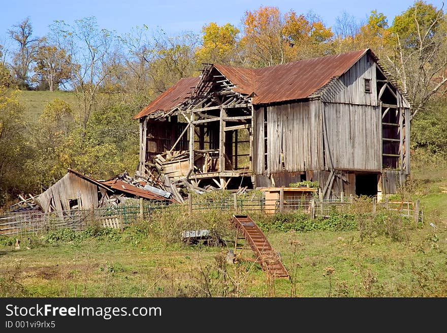 An abandoned old farm left to decay. An abandoned old farm left to decay.