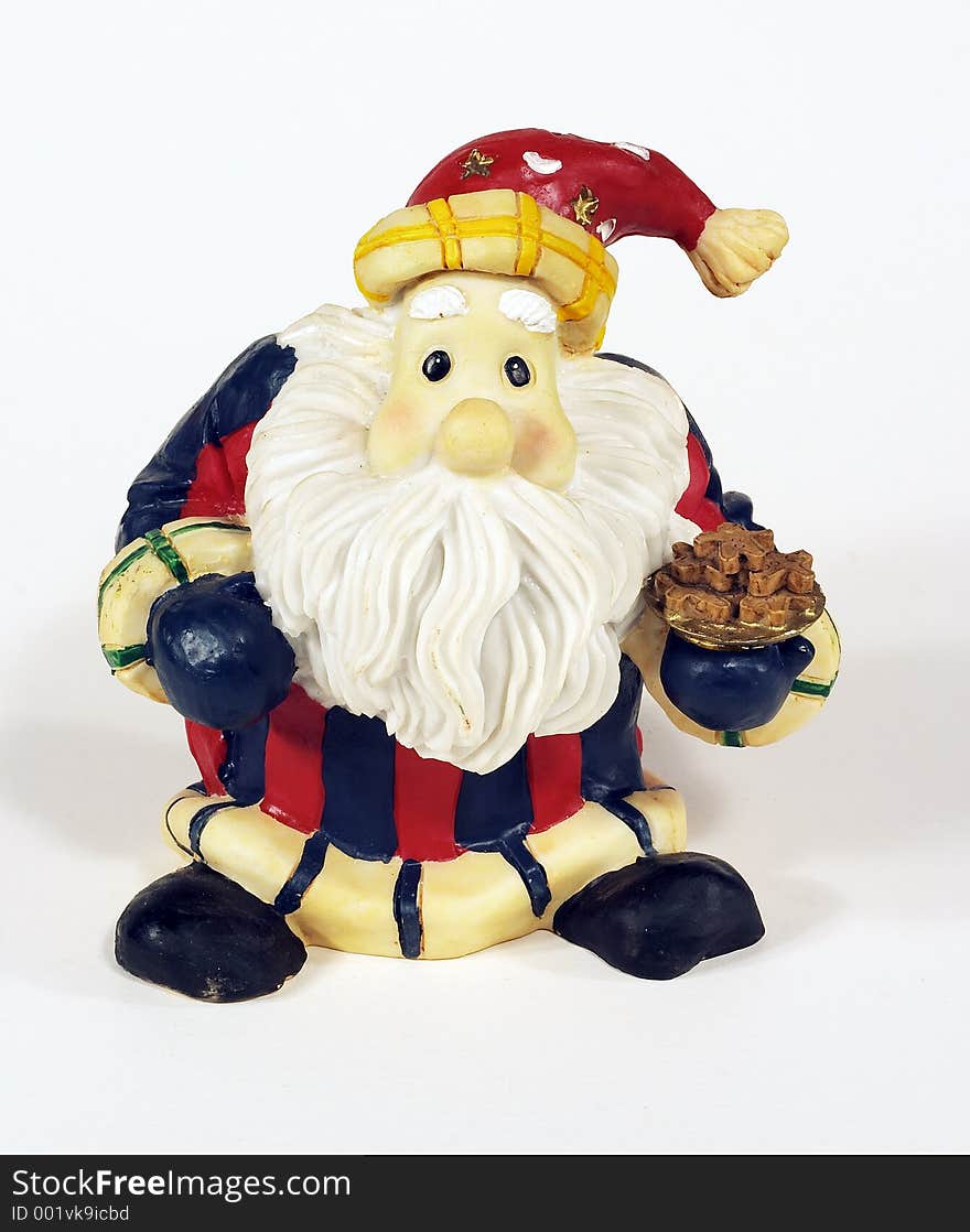 Figurine of father Xmas. Figurine of father Xmas