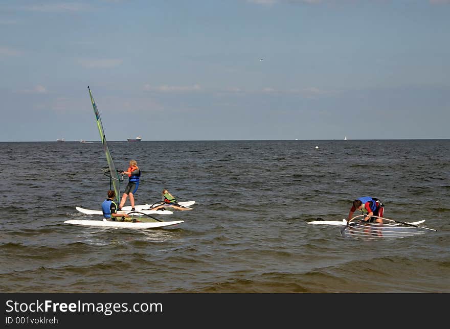 Windsurfing lesson 2