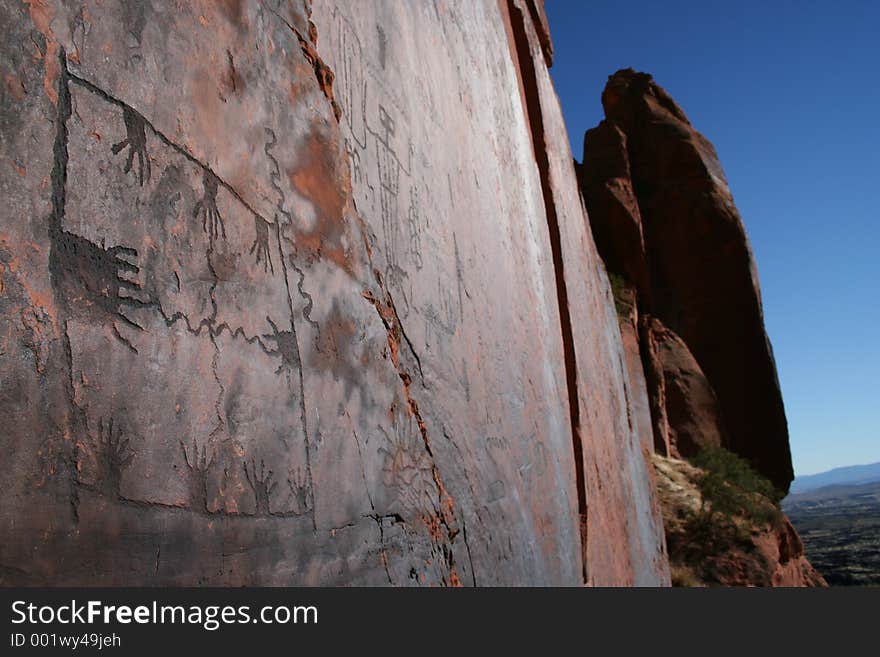 Native American Anasazi Petroglyphs