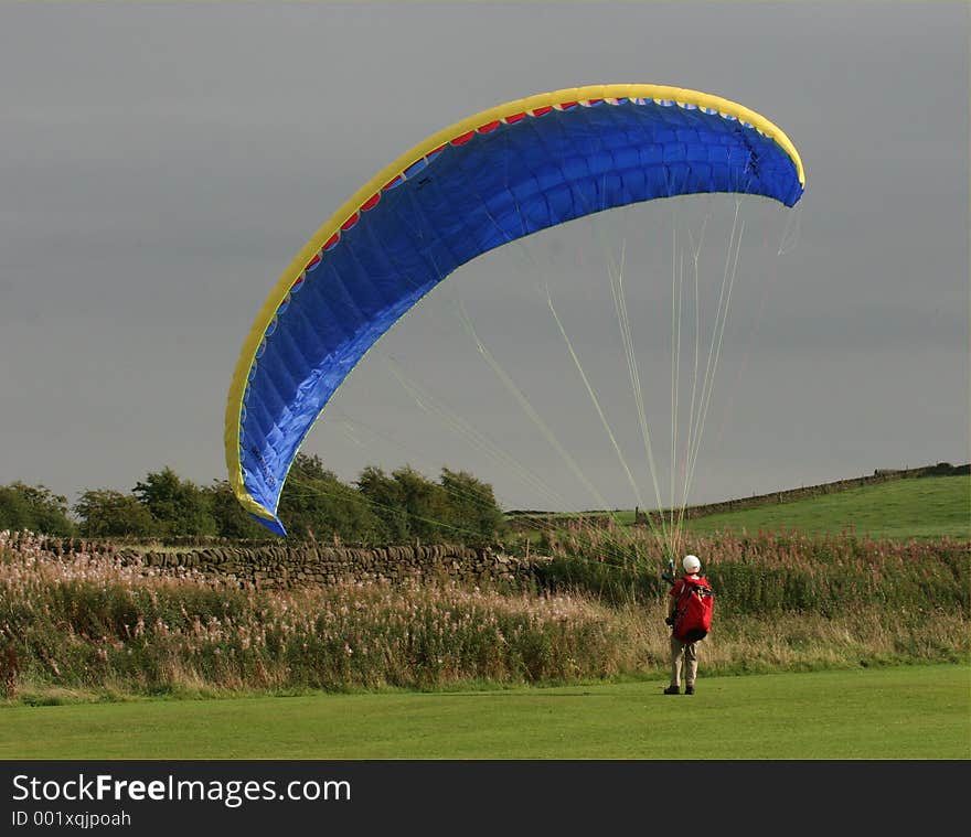 Parascending. Parascending