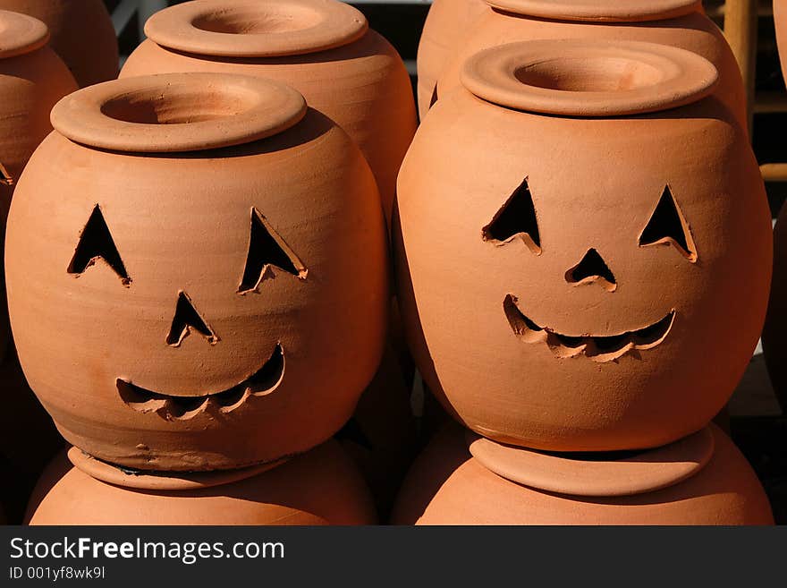 Clay pots