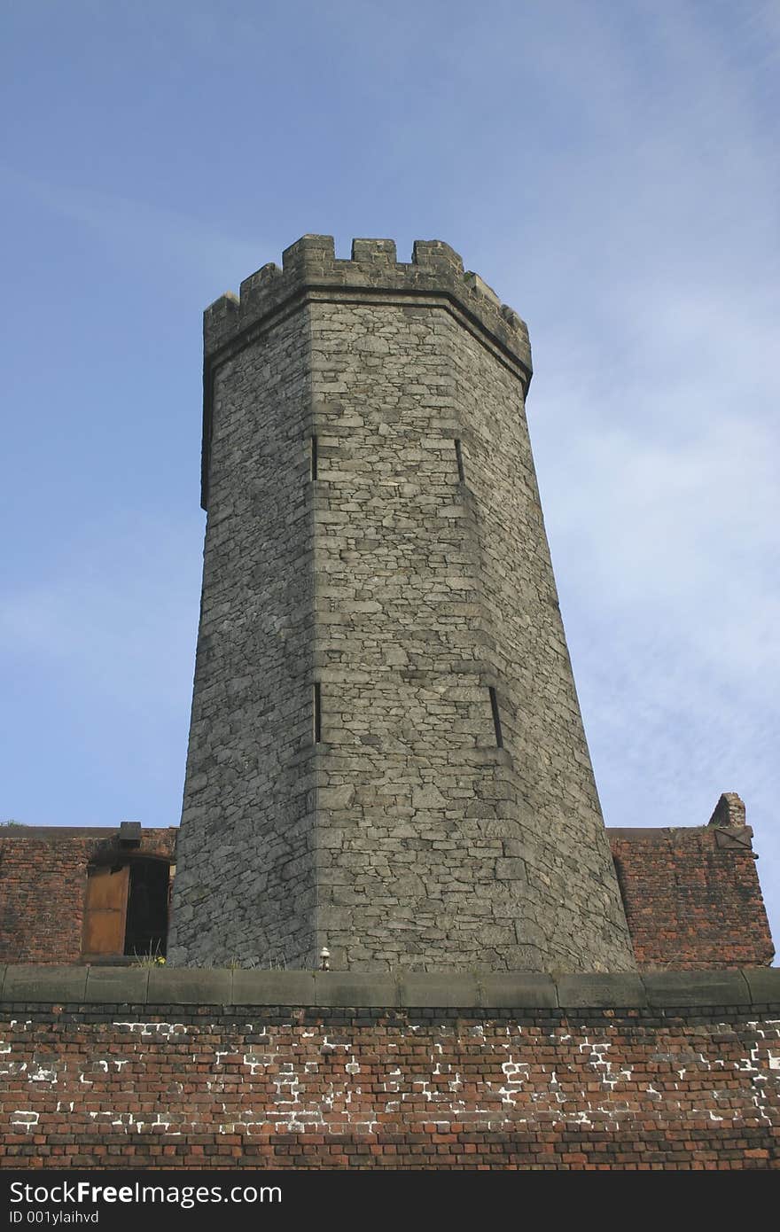 Old Industrial Chimney in Liverpool