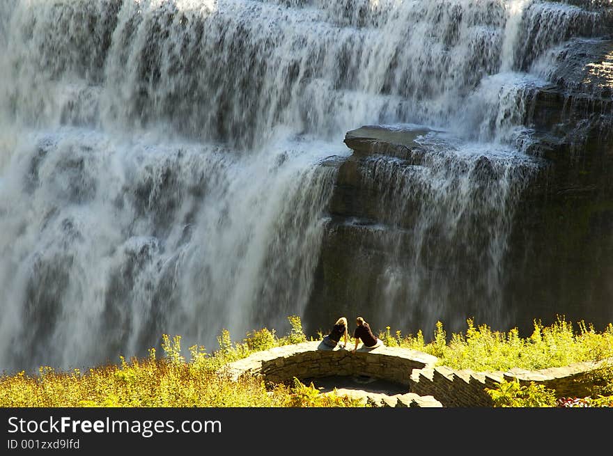 Couple at the Falls