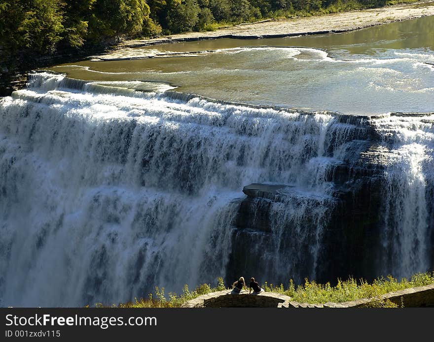 Couple at the Falls