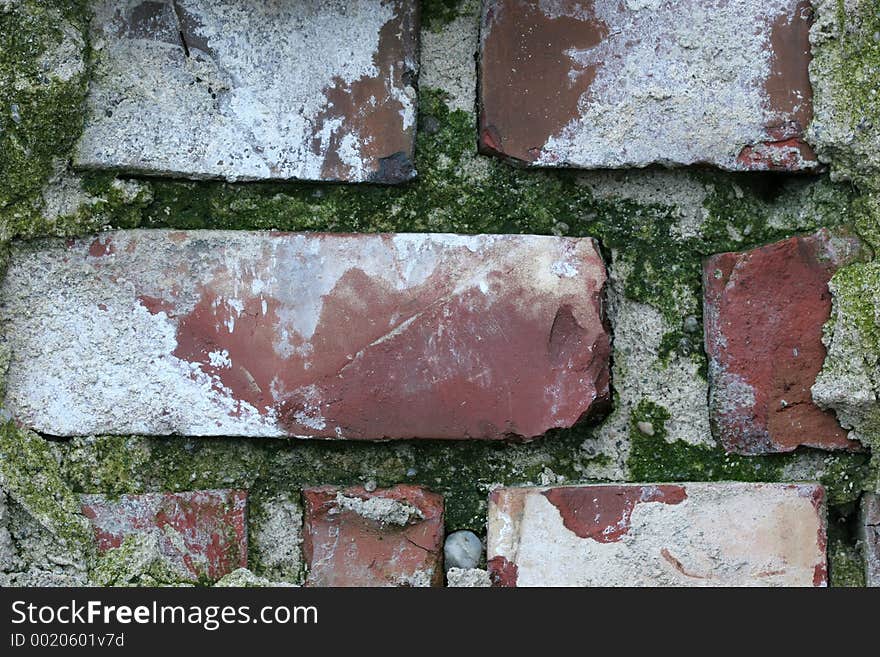 Close up of old brick wall. Close up of old brick wall