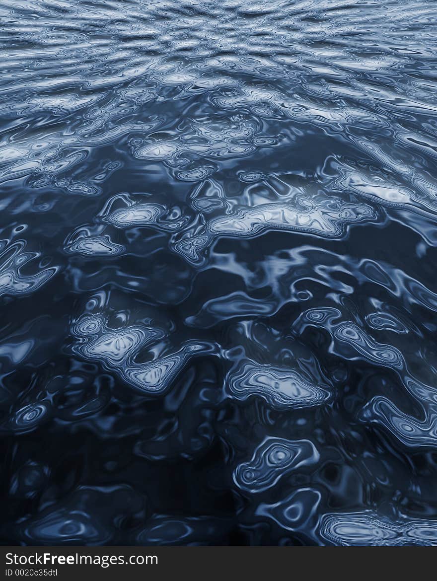 Digital Art Water like you find in a pond, lake or ocean. Digital Art Water like you find in a pond, lake or ocean