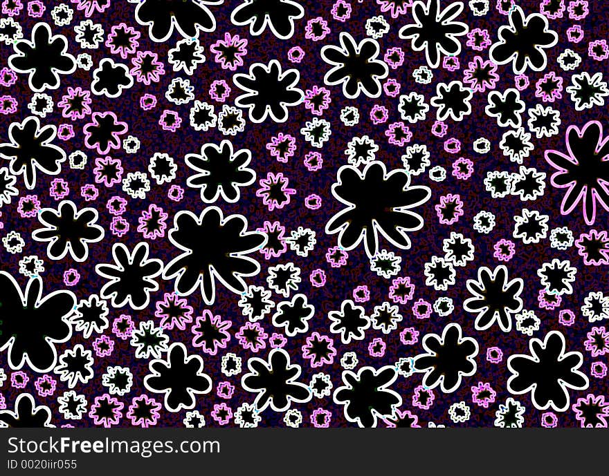 Flowered design 10