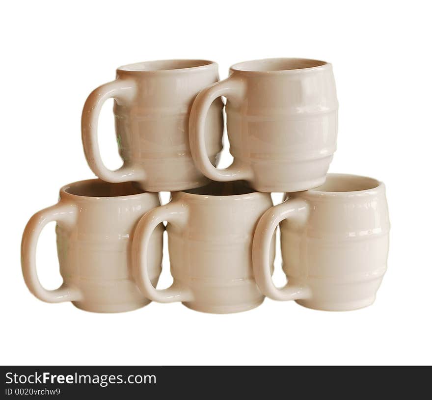 Stacked Coffe Mugs