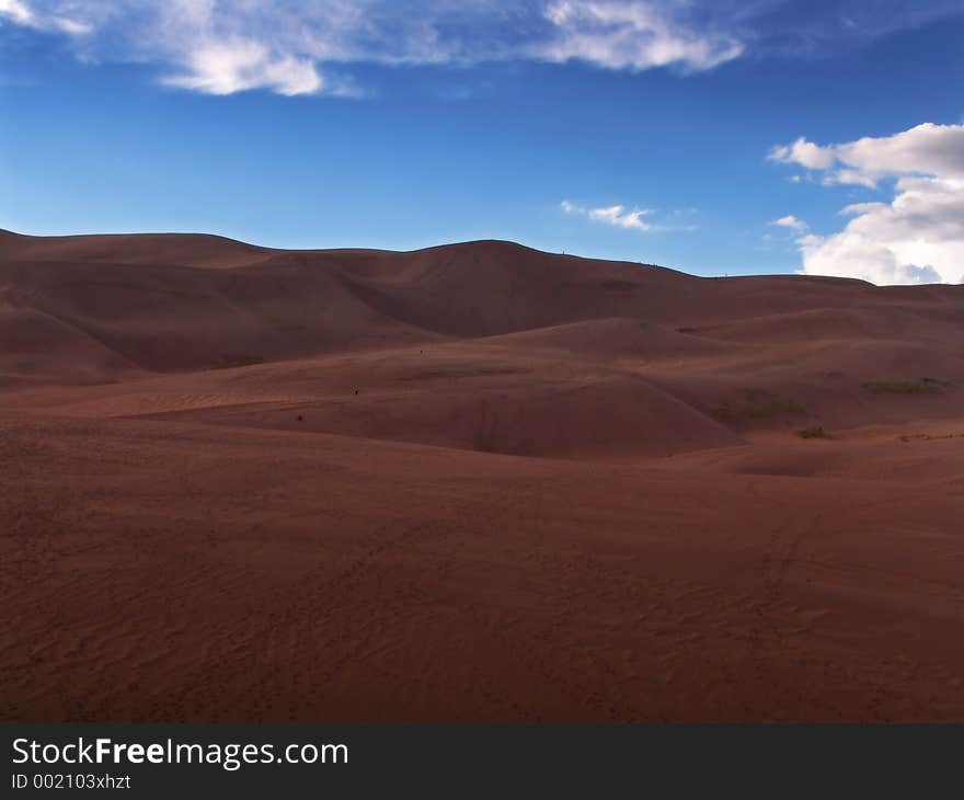 Sanddunes in Namibia. Sanddunes in Namibia