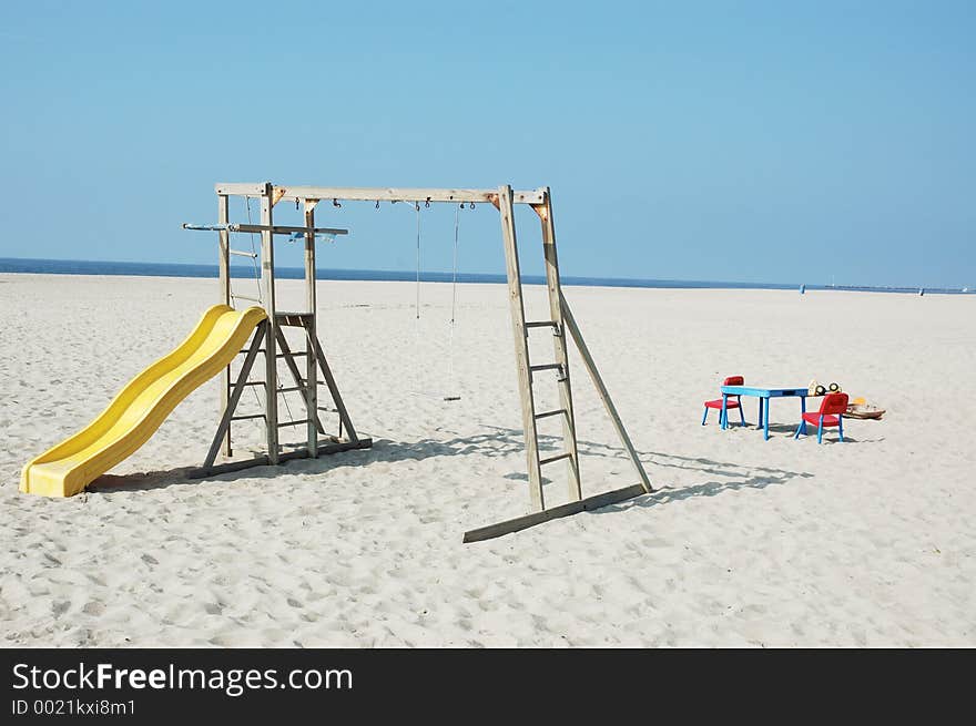 Waiting for fun at the beach. Waiting for fun at the beach