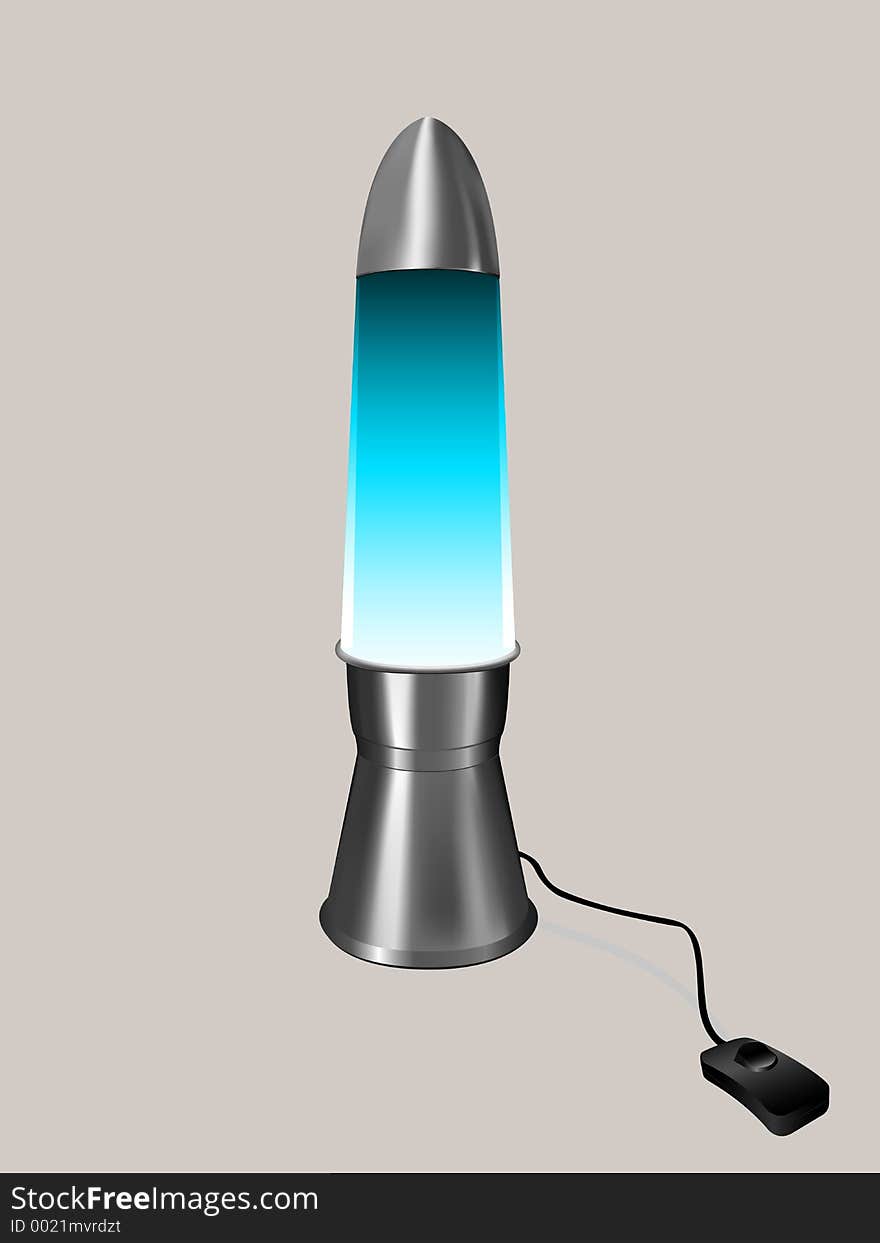 Illustration of Lava Lamp. Illustration of Lava Lamp