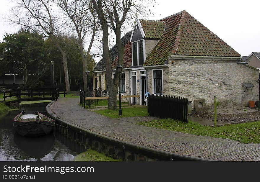 Old dutch house. Old dutch house