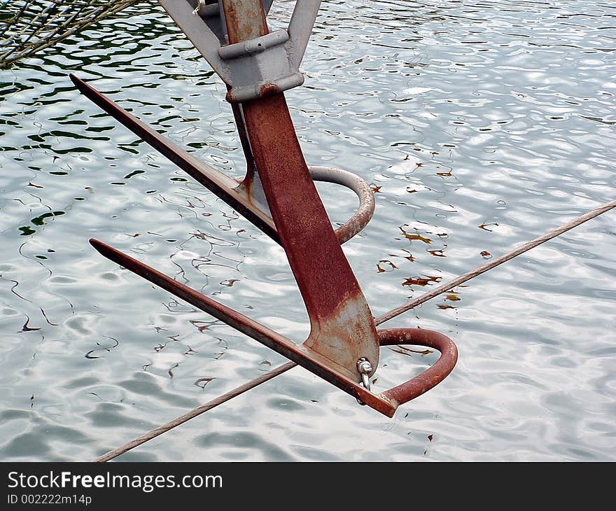 Anchor of a sailship