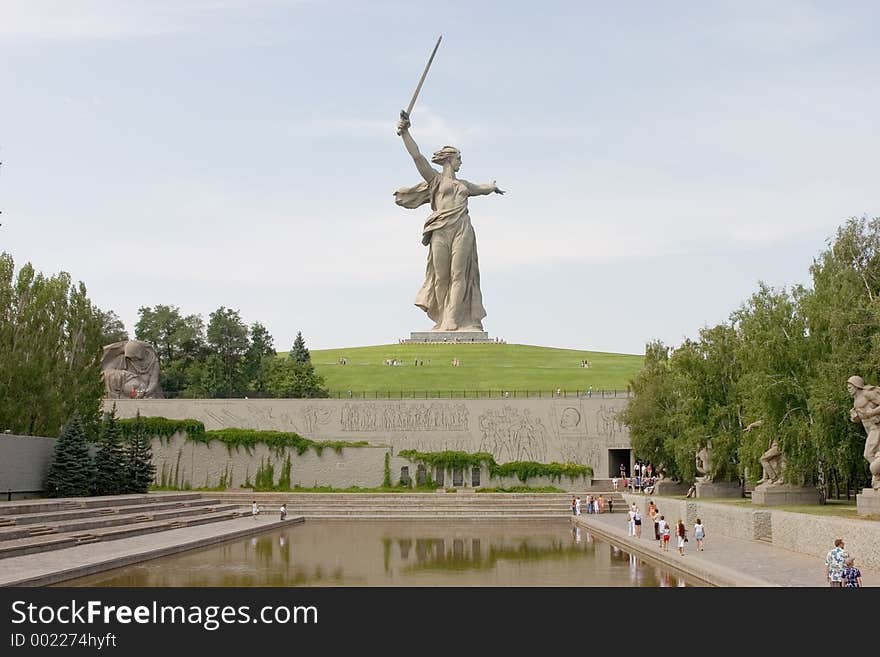 World War II Memorial in Volgograd Russia