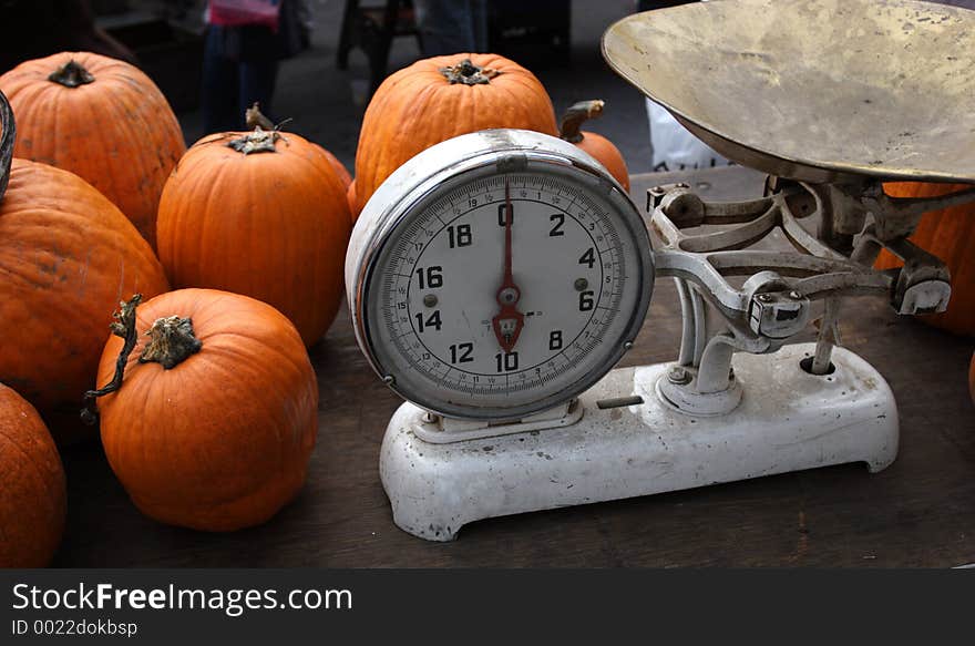 Pumpkins to be weighed