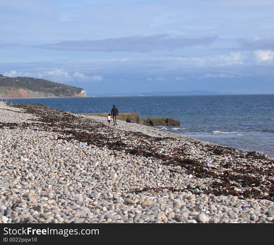 Walking on the Beach