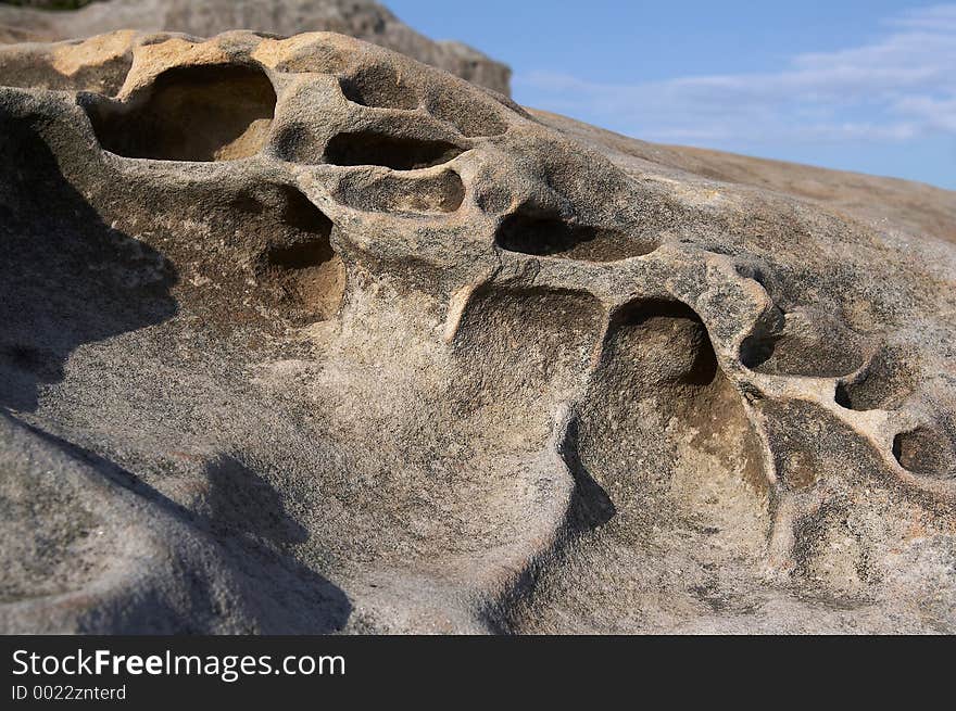 An interesting rock formation at Watsons Point (aka 'The Gap') in NSW, Australia. An interesting rock formation at Watsons Point (aka 'The Gap') in NSW, Australia.