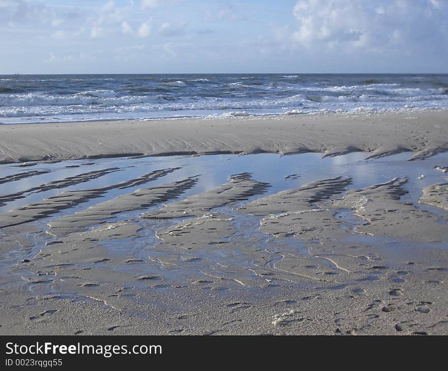 Sand and water Sylt. Sand and water Sylt