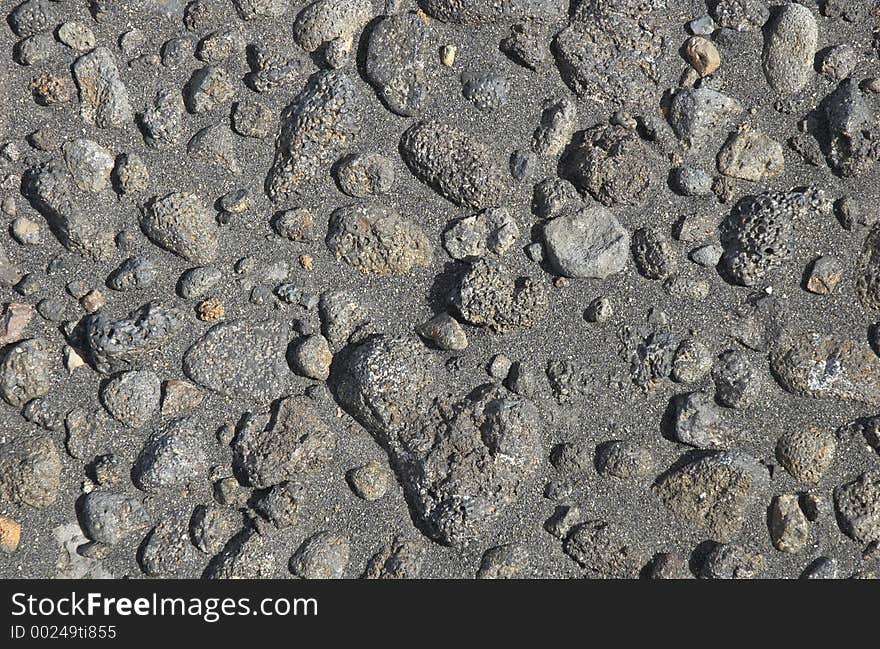 Vulcanic stones close to Langj?l glacier, Borgarfj?r, Iceland